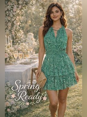 🌿 Spring-Ready RESET by Jane Tiered Ruffle Dress – NWT 🌿